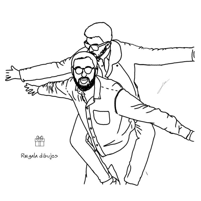 Dibujo-amigos