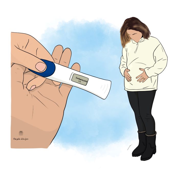 Dibujo-embarazada