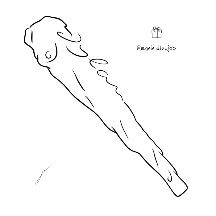 Dibujo-tatuaje-lineal-garrote